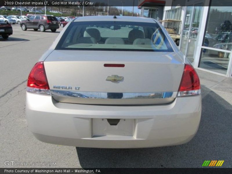 Gold Mist Metallic / Gray 2009 Chevrolet Impala LT