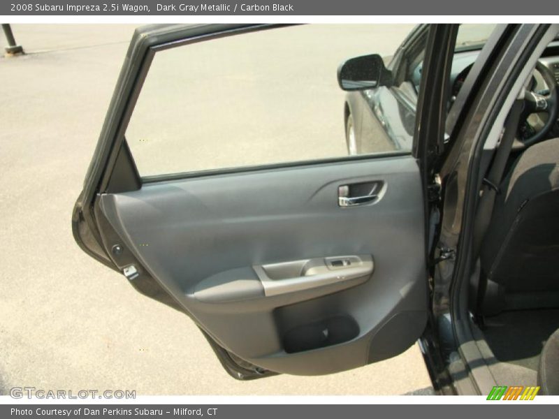 Dark Gray Metallic / Carbon Black 2008 Subaru Impreza 2.5i Wagon