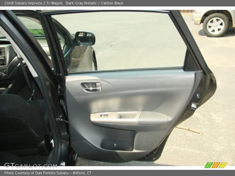 Dark Gray Metallic / Carbon Black 2008 Subaru Impreza 2.5i Wagon