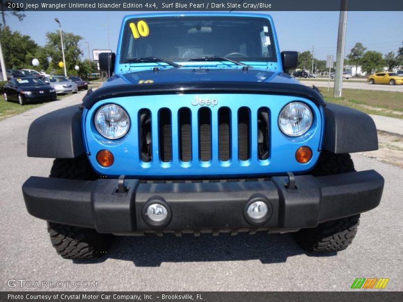 Surf Blue Pearl / Dark Slate Gray/Blue 2010 Jeep Wrangler Unlimited Islander Edition 4x4
