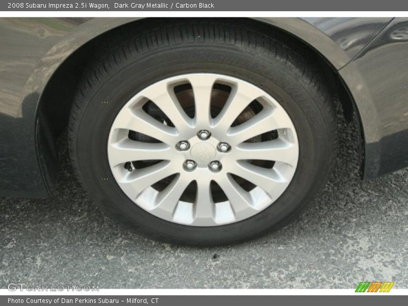 Dark Gray Metallic / Carbon Black 2008 Subaru Impreza 2.5i Wagon