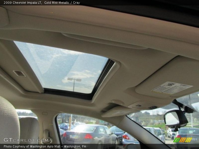 Gold Mist Metallic / Gray 2009 Chevrolet Impala LT