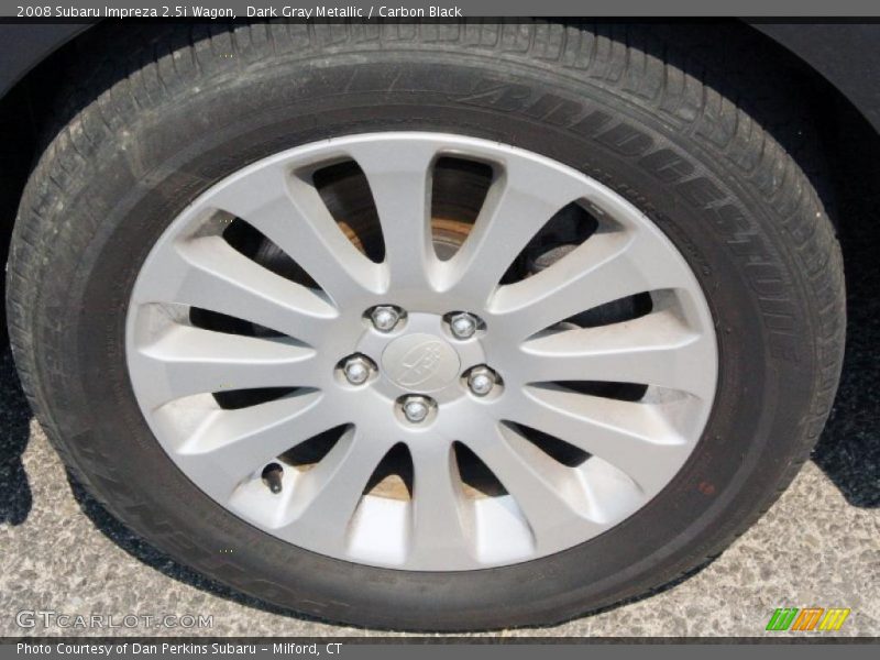 Dark Gray Metallic / Carbon Black 2008 Subaru Impreza 2.5i Wagon