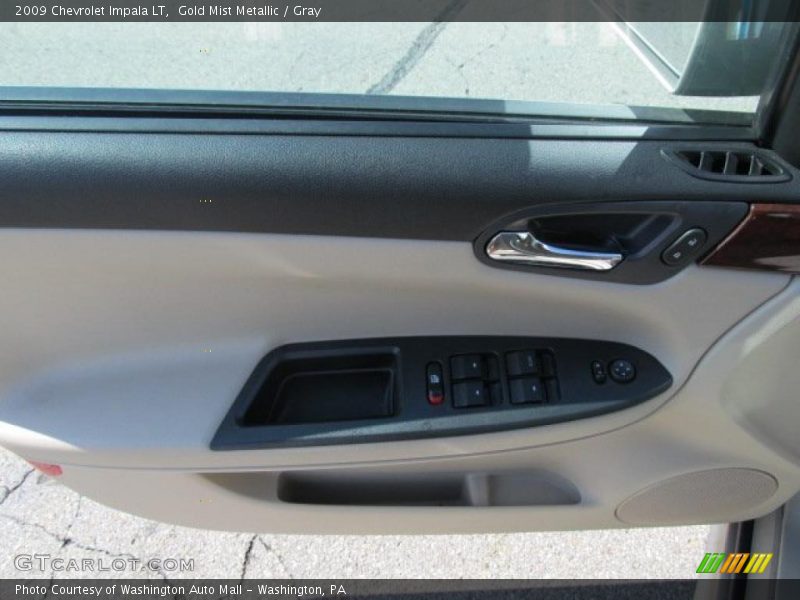 Gold Mist Metallic / Gray 2009 Chevrolet Impala LT