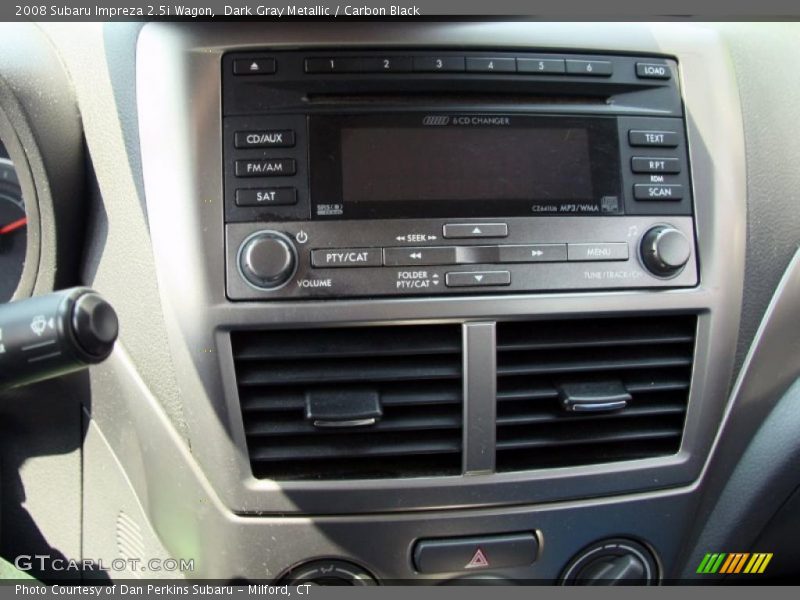 Dark Gray Metallic / Carbon Black 2008 Subaru Impreza 2.5i Wagon