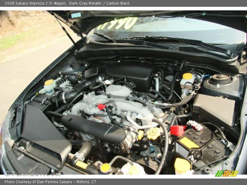Dark Gray Metallic / Carbon Black 2008 Subaru Impreza 2.5i Wagon