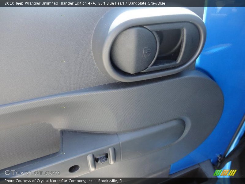 Surf Blue Pearl / Dark Slate Gray/Blue 2010 Jeep Wrangler Unlimited Islander Edition 4x4