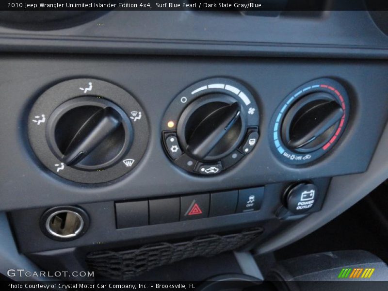 Surf Blue Pearl / Dark Slate Gray/Blue 2010 Jeep Wrangler Unlimited Islander Edition 4x4