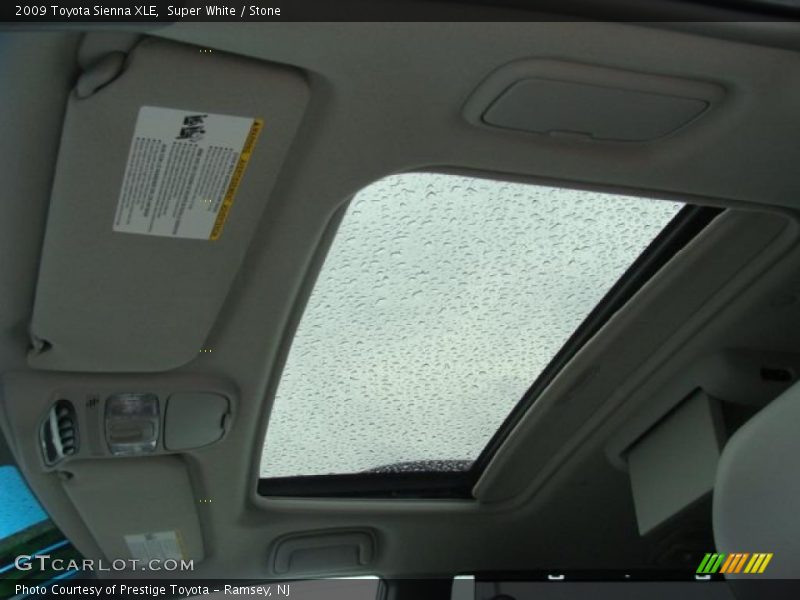 Super White / Stone 2009 Toyota Sienna XLE