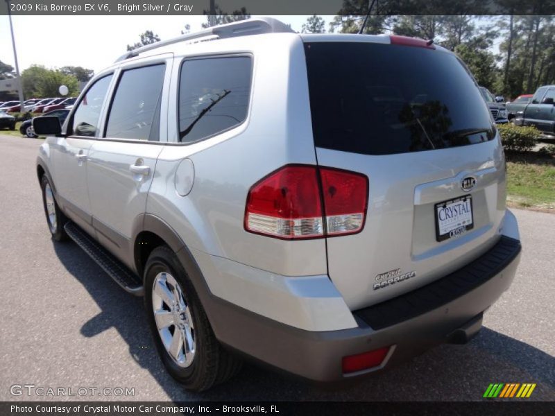 Bright Silver / Gray 2009 Kia Borrego EX V6