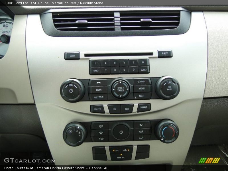 Vermillion Red / Medium Stone 2008 Ford Focus SE Coupe