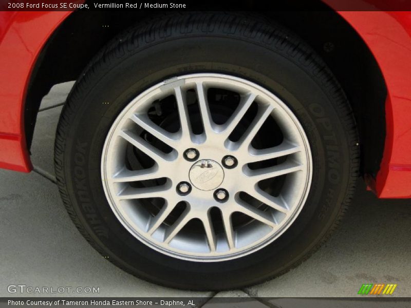 Vermillion Red / Medium Stone 2008 Ford Focus SE Coupe