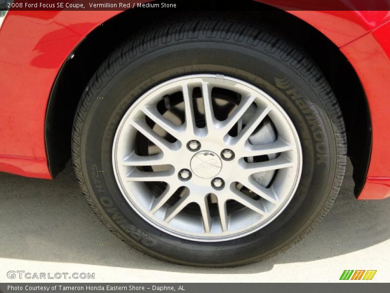 Vermillion Red / Medium Stone 2008 Ford Focus SE Coupe