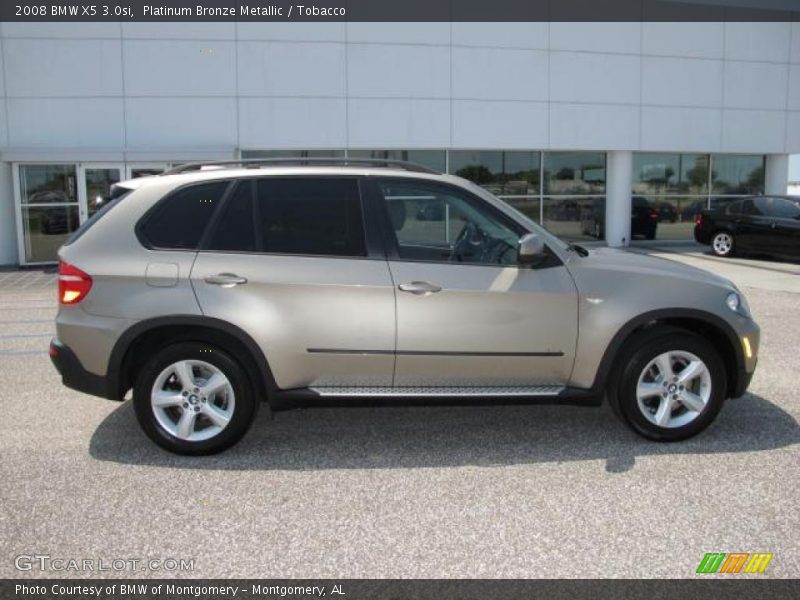 Platinum Bronze Metallic / Tobacco 2008 BMW X5 3.0si