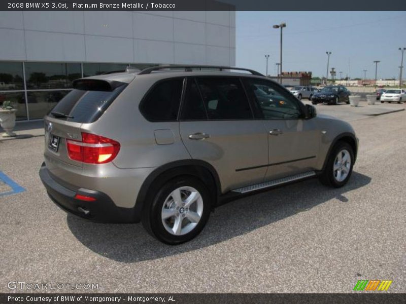 Platinum Bronze Metallic / Tobacco 2008 BMW X5 3.0si