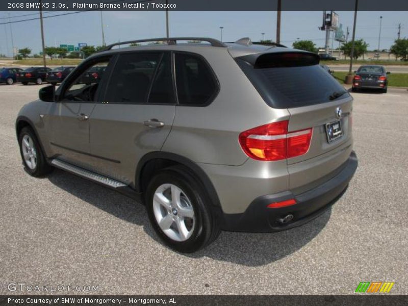 Platinum Bronze Metallic / Tobacco 2008 BMW X5 3.0si
