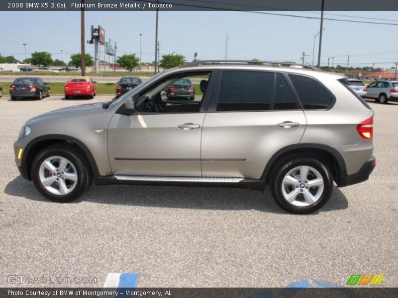 Platinum Bronze Metallic / Tobacco 2008 BMW X5 3.0si