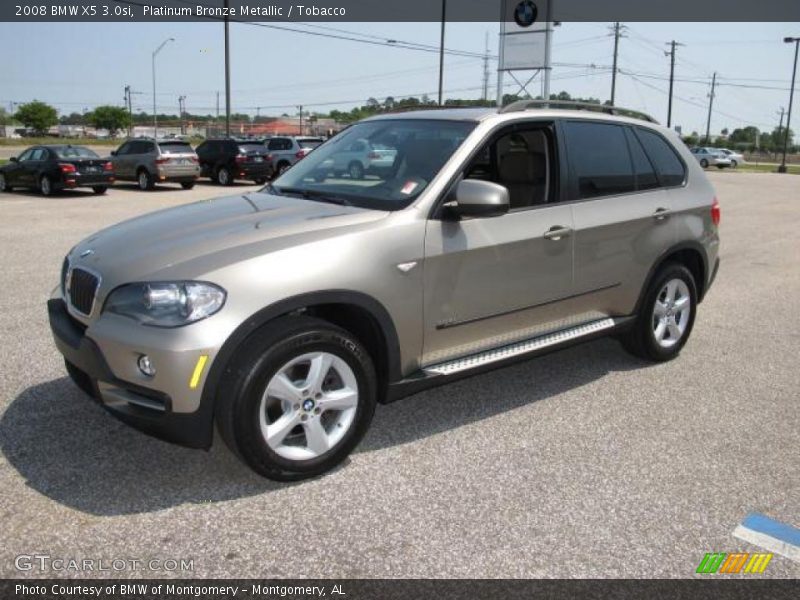 Platinum Bronze Metallic / Tobacco 2008 BMW X5 3.0si