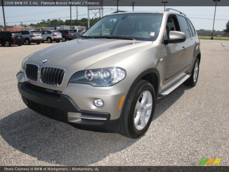 Platinum Bronze Metallic / Tobacco 2008 BMW X5 3.0si
