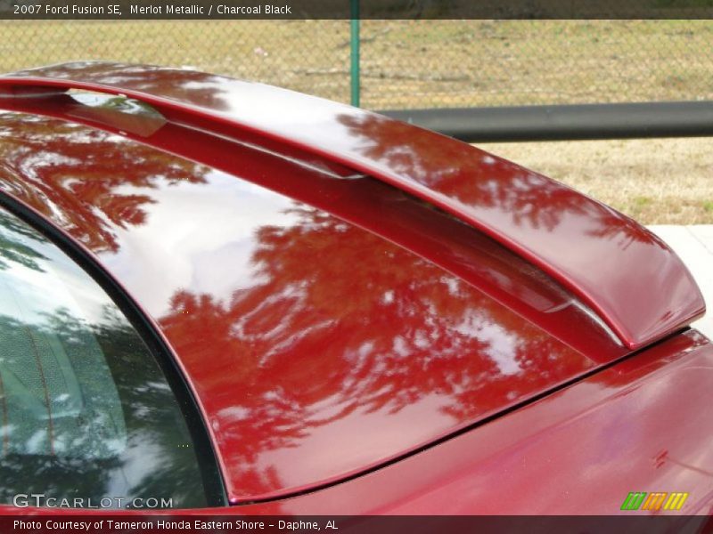 Merlot Metallic / Charcoal Black 2007 Ford Fusion SE