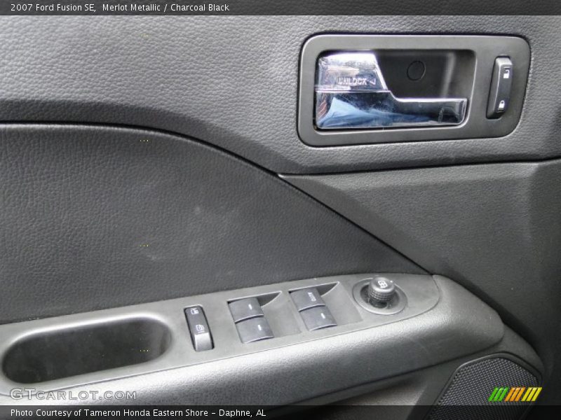 Merlot Metallic / Charcoal Black 2007 Ford Fusion SE