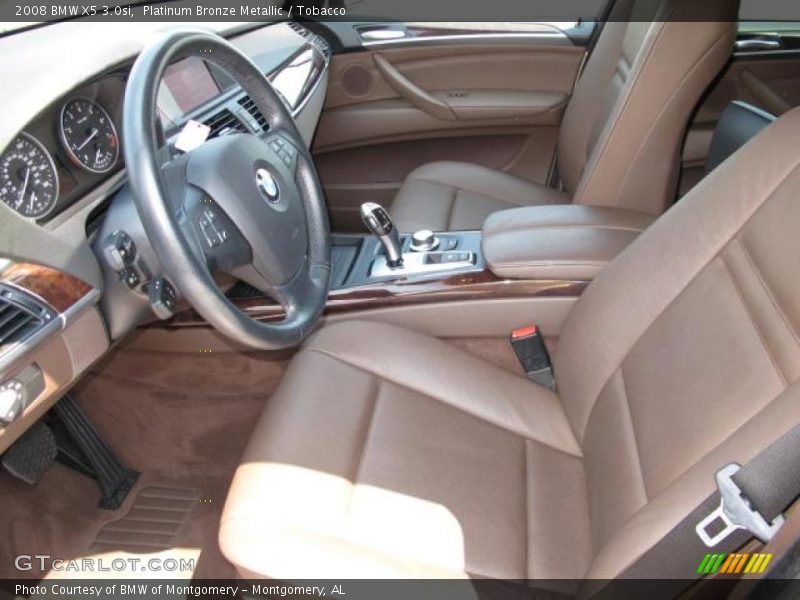 Platinum Bronze Metallic / Tobacco 2008 BMW X5 3.0si