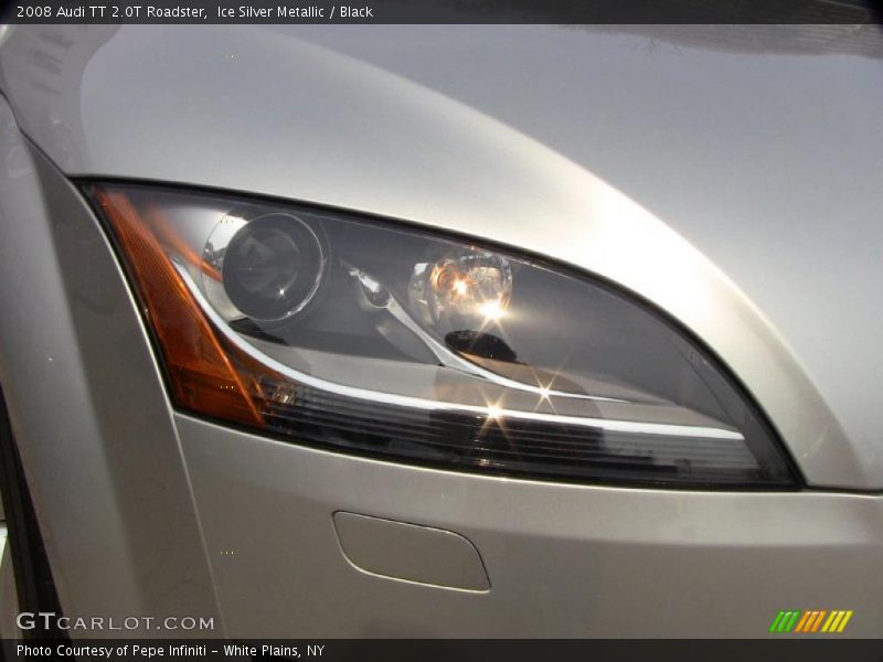 Ice Silver Metallic / Black 2008 Audi TT 2.0T Roadster