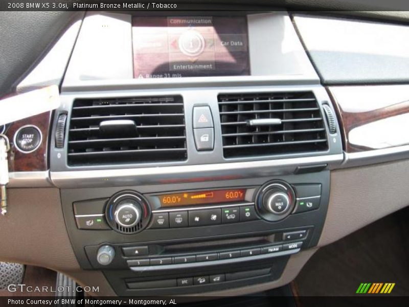 Platinum Bronze Metallic / Tobacco 2008 BMW X5 3.0si