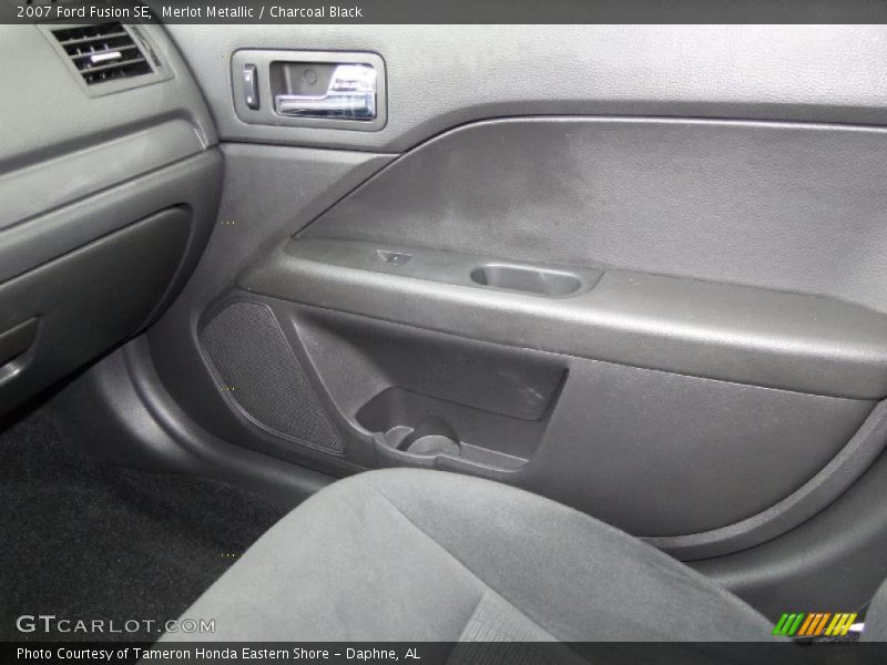 Merlot Metallic / Charcoal Black 2007 Ford Fusion SE