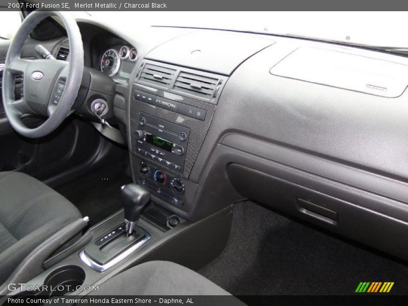 Merlot Metallic / Charcoal Black 2007 Ford Fusion SE