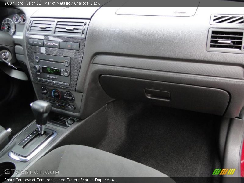 Merlot Metallic / Charcoal Black 2007 Ford Fusion SE