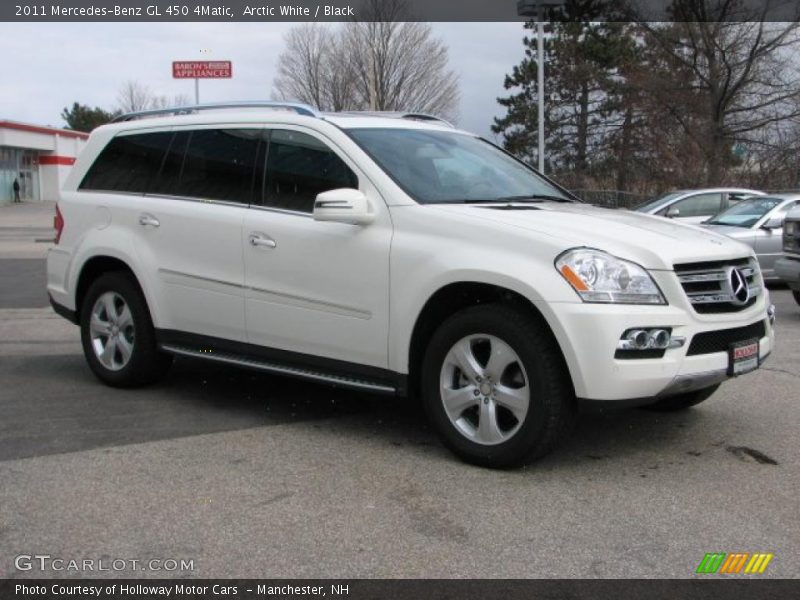 Arctic White / Black 2011 Mercedes-Benz GL 450 4Matic