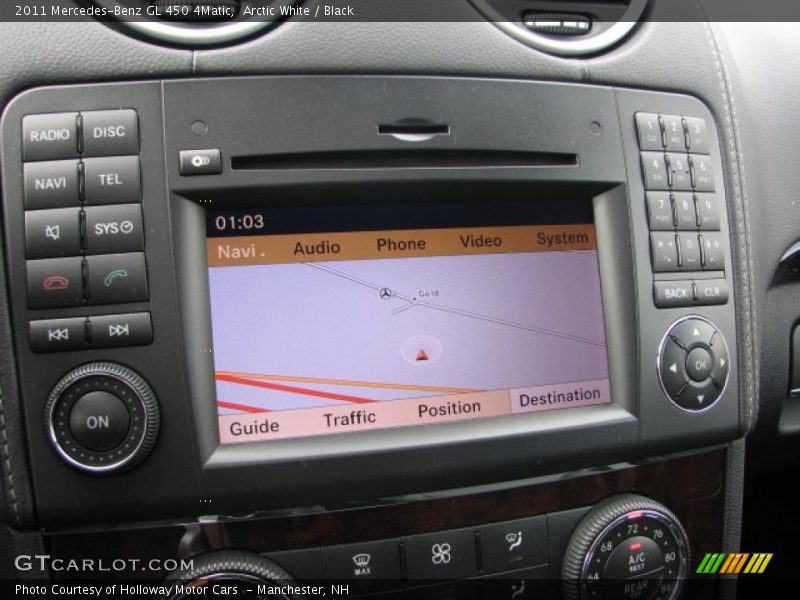 Arctic White / Black 2011 Mercedes-Benz GL 450 4Matic