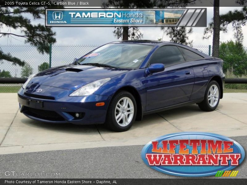 Carbon Blue / Black 2005 Toyota Celica GT-S