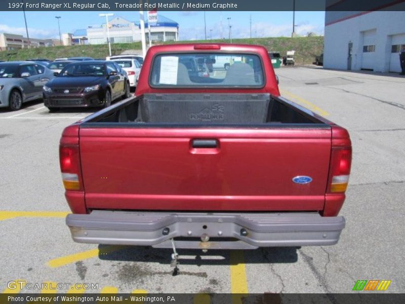 Toreador Red Metallic / Medium Graphite 1997 Ford Ranger XL Regular Cab