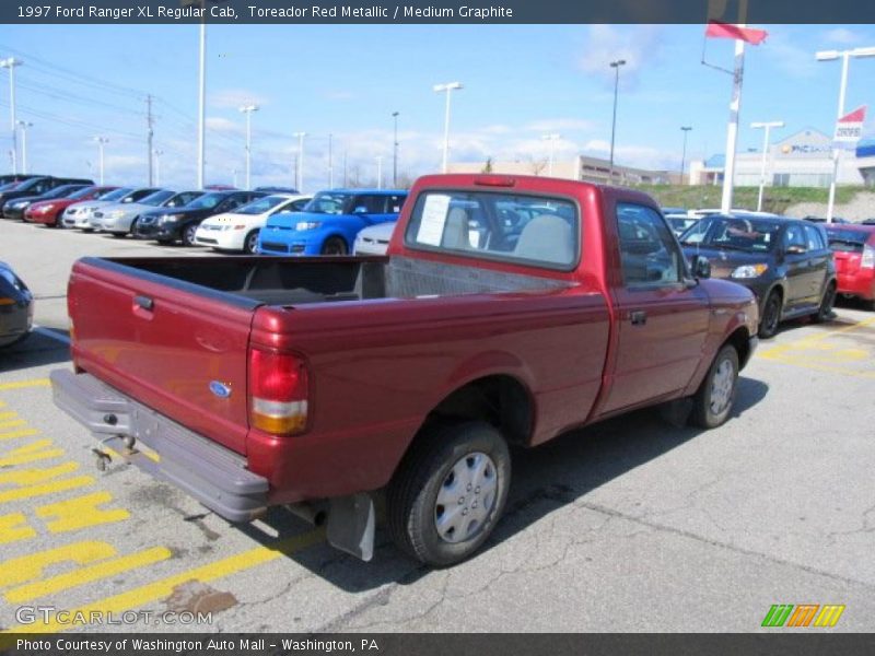 Toreador Red Metallic / Medium Graphite 1997 Ford Ranger XL Regular Cab