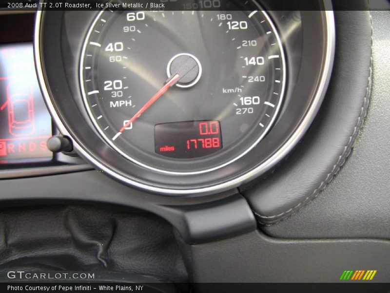 Ice Silver Metallic / Black 2008 Audi TT 2.0T Roadster