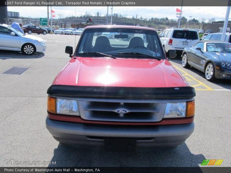 Toreador Red Metallic / Medium Graphite 1997 Ford Ranger XL Regular Cab