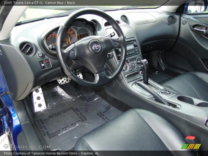 Black Interior - 2005 Celica GT-S 