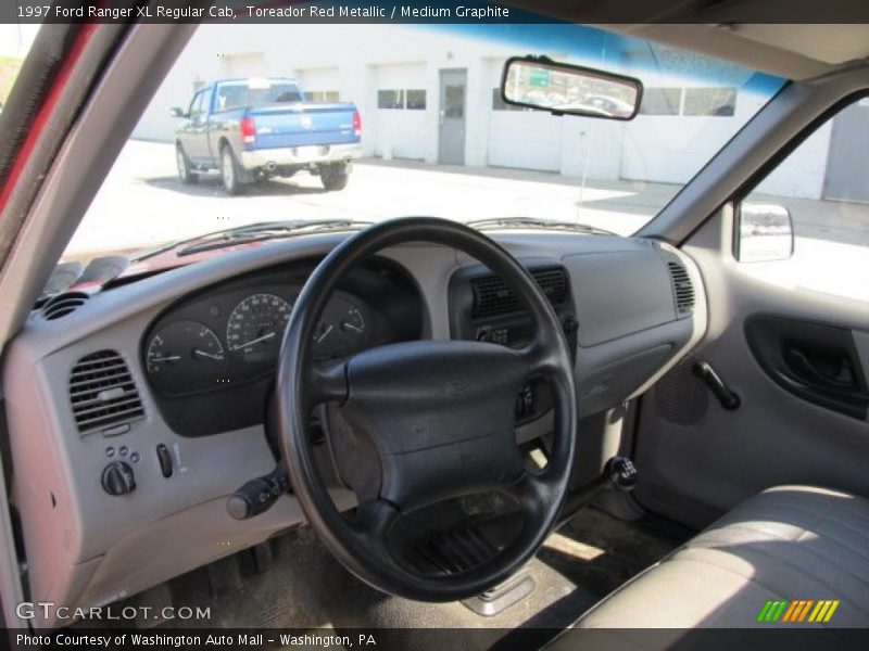 Toreador Red Metallic / Medium Graphite 1997 Ford Ranger XL Regular Cab
