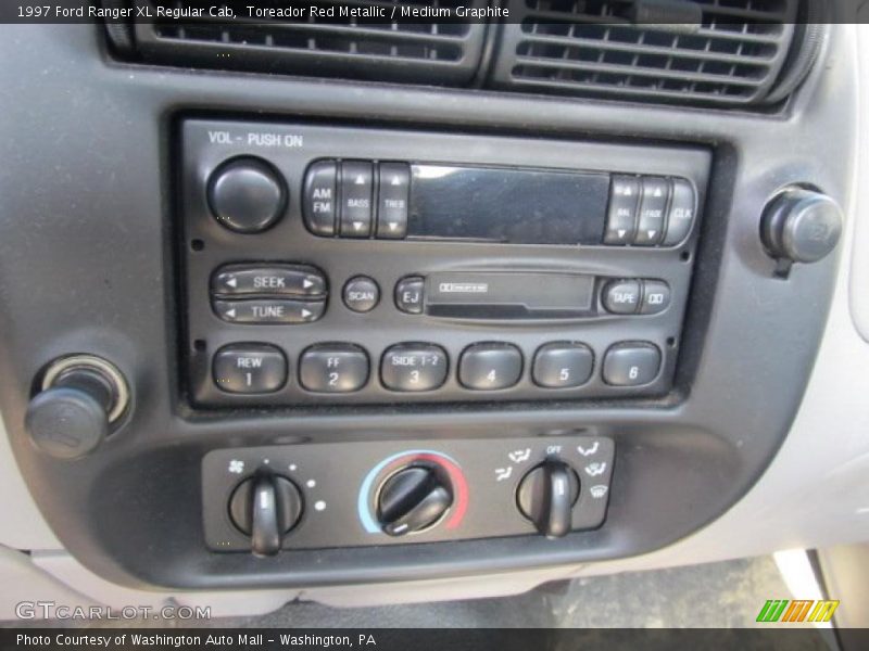 Controls of 1997 Ranger XL Regular Cab