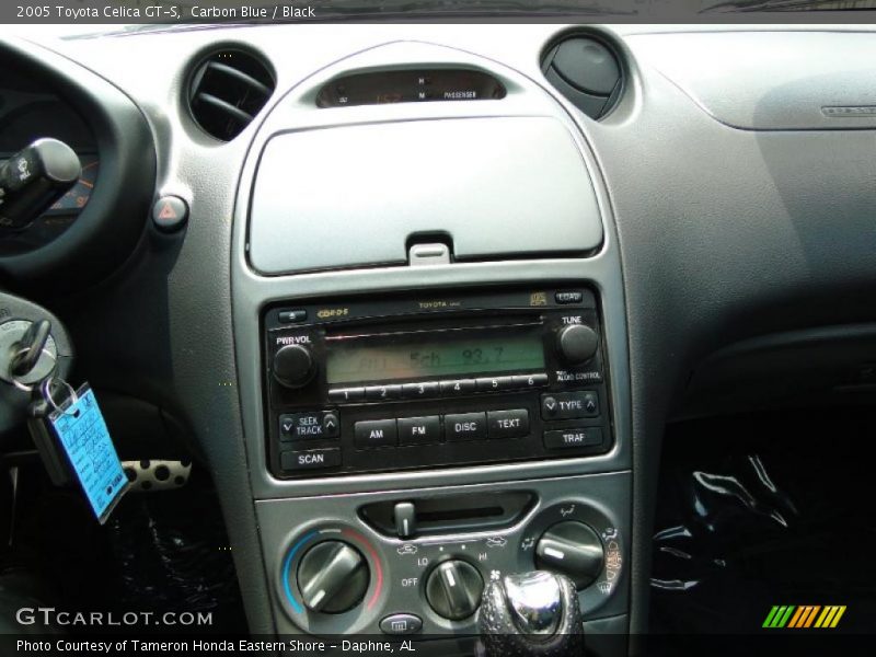Controls of 2005 Celica GT-S