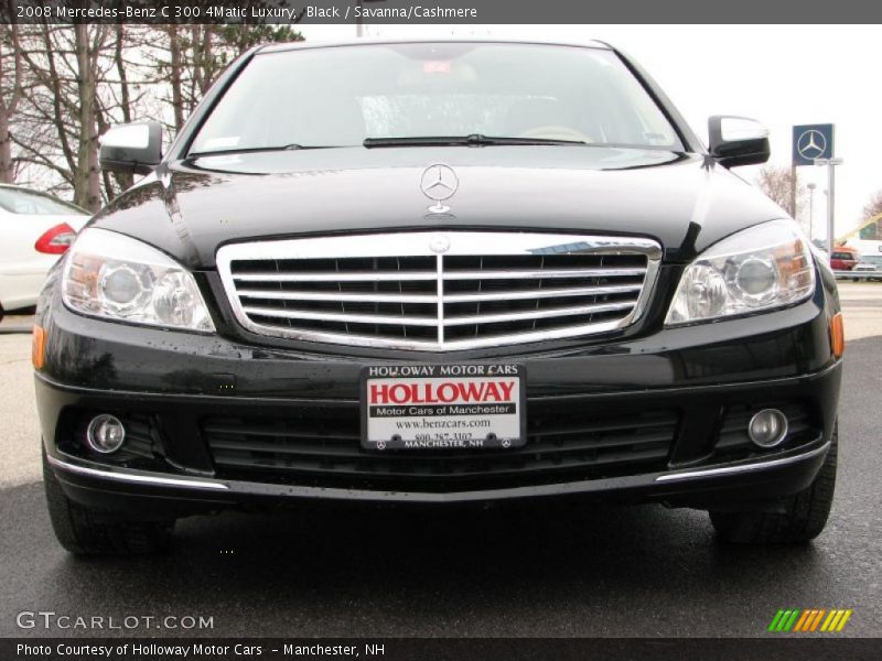 Black / Savanna/Cashmere 2008 Mercedes-Benz C 300 4Matic Luxury