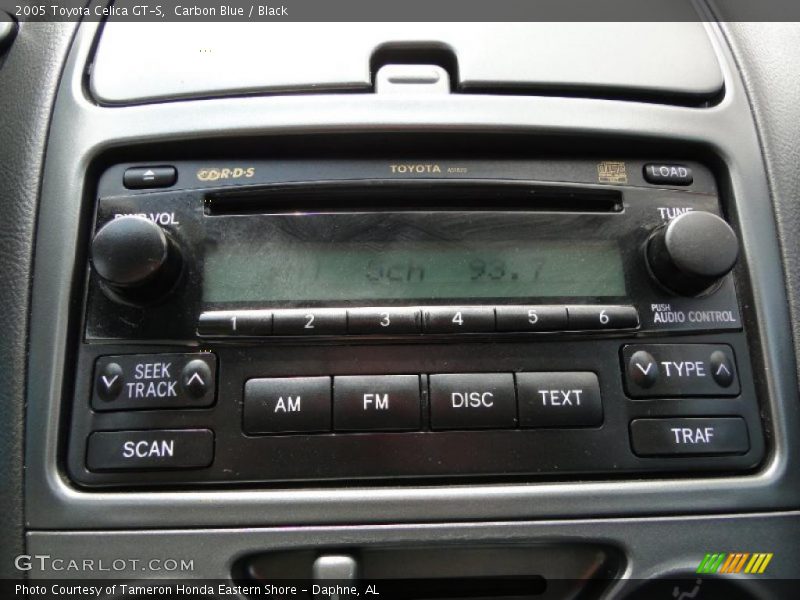 Controls of 2005 Celica GT-S