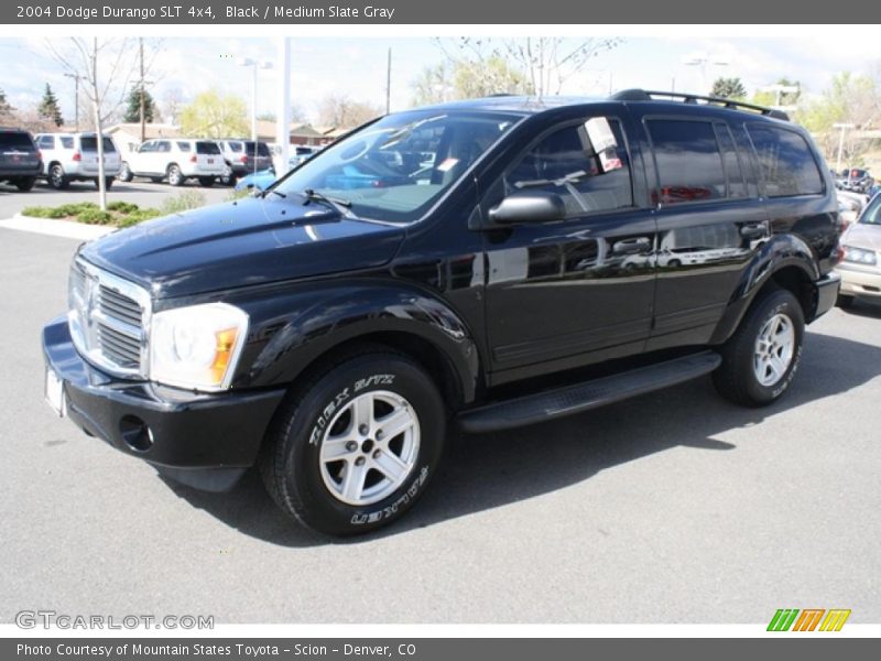 Black / Medium Slate Gray 2004 Dodge Durango SLT 4x4