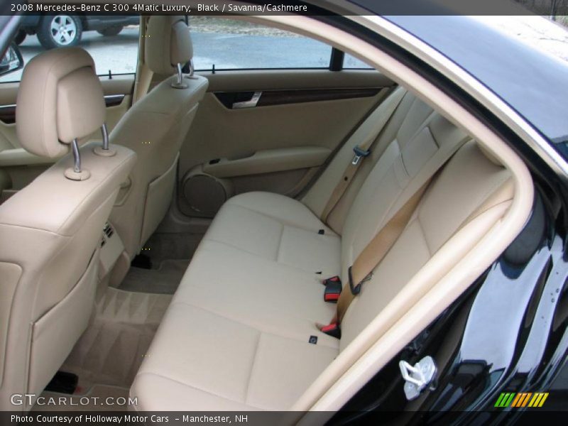 Black / Savanna/Cashmere 2008 Mercedes-Benz C 300 4Matic Luxury