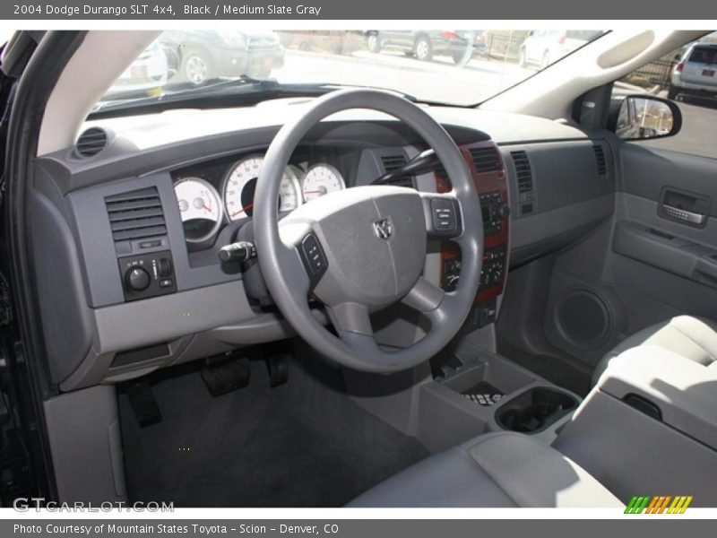 Black / Medium Slate Gray 2004 Dodge Durango SLT 4x4