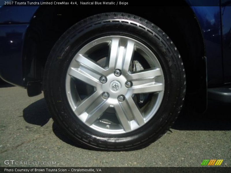Nautical Blue Metallic / Beige 2007 Toyota Tundra Limited CrewMax 4x4