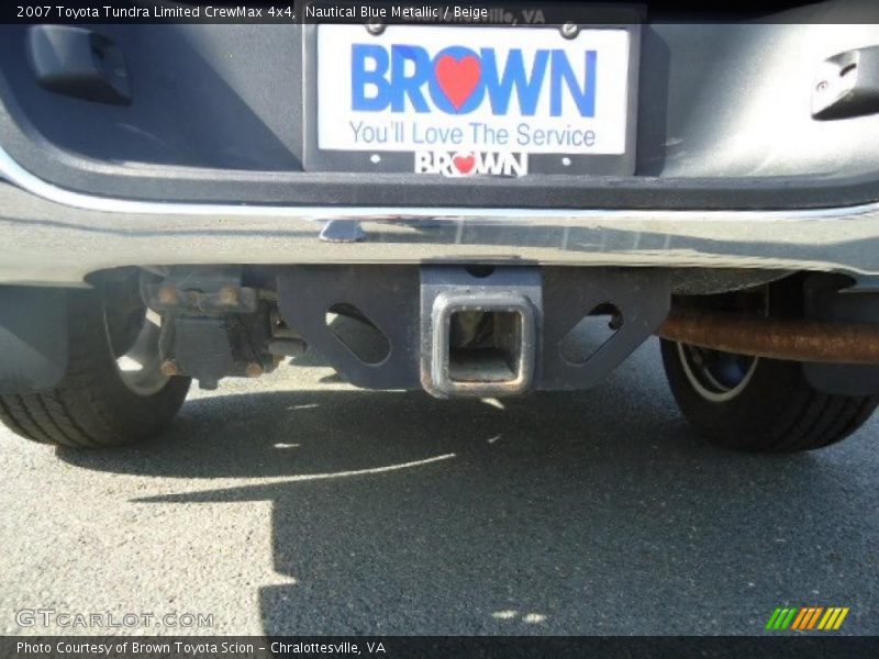 Nautical Blue Metallic / Beige 2007 Toyota Tundra Limited CrewMax 4x4