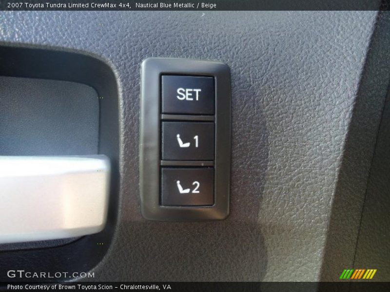 Nautical Blue Metallic / Beige 2007 Toyota Tundra Limited CrewMax 4x4